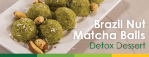 Brazil Nut Matcha Balls