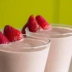 Strawberry Coconut Power Shake (Milkshake, Dairy Free, Vegan)