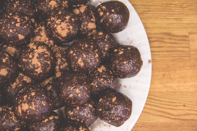 Chia Chocolate Orange Bites