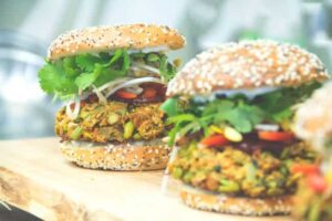 Asian Fusion Edamame Burgers