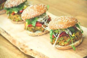 Asian Fusion Edamame Burgers