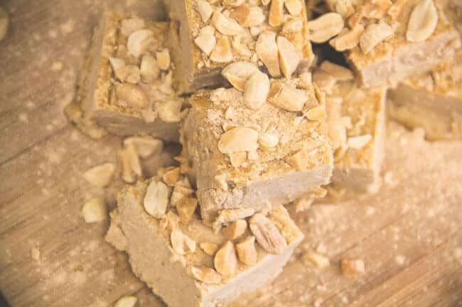 Peanut Butter Maca Freezer Fudge