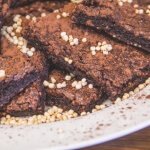 Hazelnut Chocolate Protein Brownies