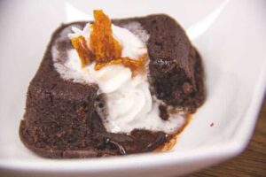 Chocolate Orange Molten Lava Cake