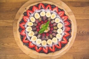 Featured Recipe: Chocolate Hazelnut & Fruit Pizza (Dairy Free)