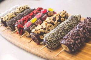 Superfood Peanut Butter Chocolate Banana Pops