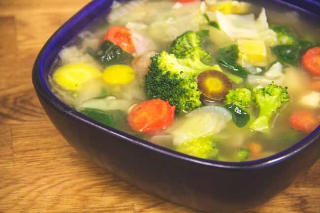 Rainbow Veggie Detox Soup