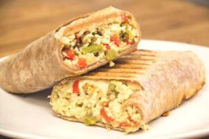 Featured Recipe: Tofu Scramble & Asparagus Burrito (Vegan)