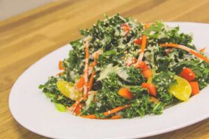 Peanut-Sesame Kale Salad