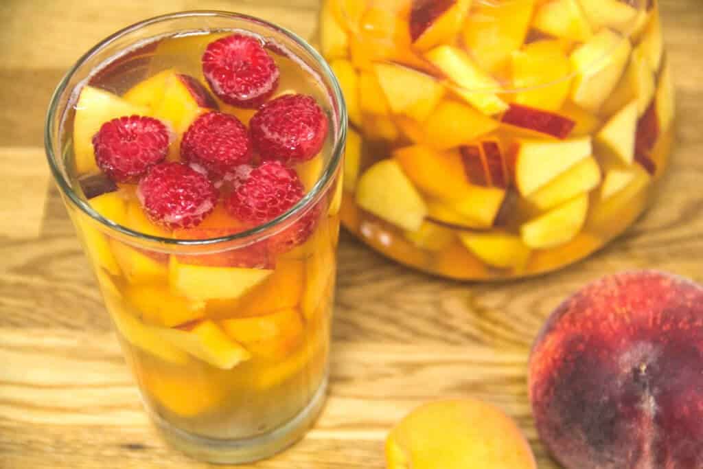 Apricot Peach White Wine Sangria