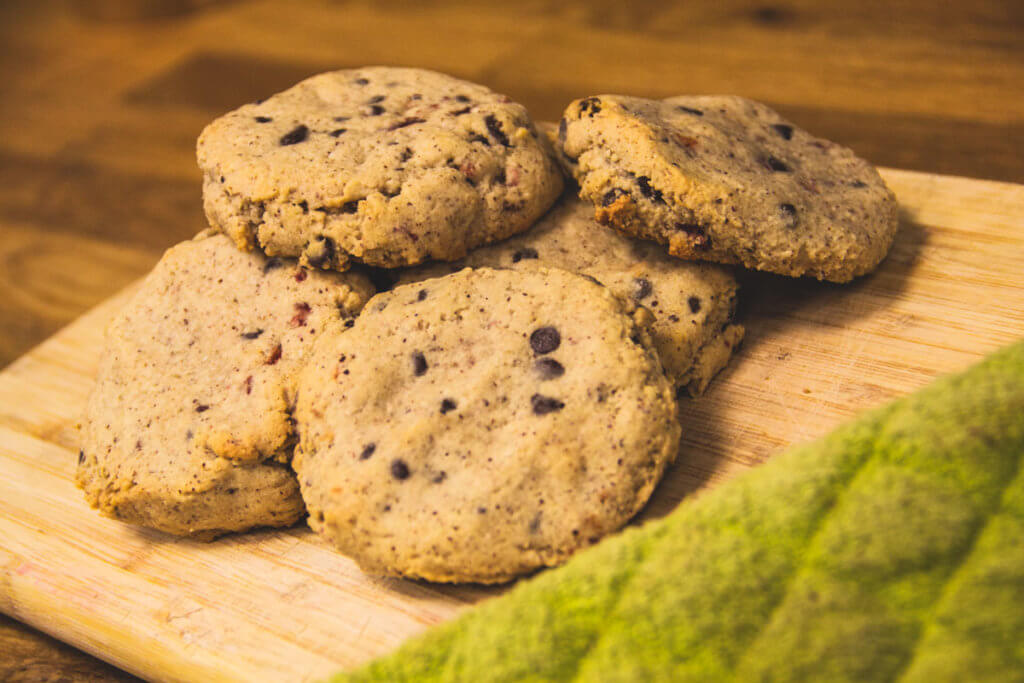 Strawberry & Chocolate Almond Cookies (Dairy Free, Gluten Free)