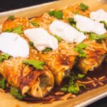 Turkey & Cheese Enchiladas (Dairy Free, Vegan)