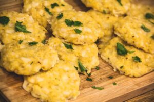 Baked Cauliflower Latkes