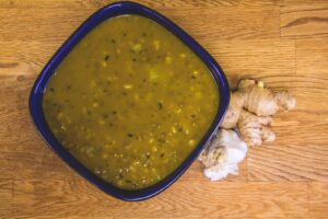 Curried Mungbean Soup