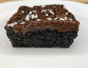 Miranda Malisani's Black Sesame Brownies made with Natural and Organic Ingredients